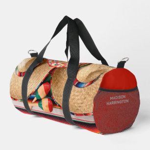 Bolso De Deporte Pequeño Nombre personalizado de elementos mexicanos
