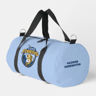 Bolso De Deporte Pequeño Nombre personalizado de la pesca de destino