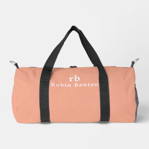 Bolso De Deporte Pequeño Nombre Personalizado Moderno Minimalista Elegante 