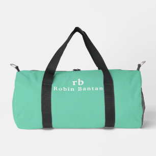 Bolso De Deporte Pequeño Nombre Personalizado Moderno Minimalista Elegante