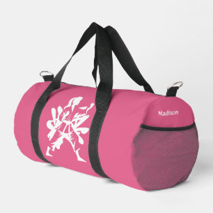 Bolso De Deporte Pequeño Nombre personalizado, texto y color artes marciale