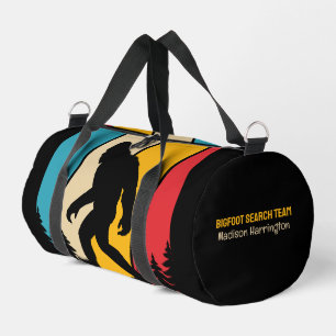Bolso De Deporte Pequeño Nombre personalizado y pie de página de texto