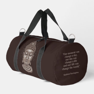 Bolso De Deporte Pequeño Nombre personalizado y texto Cotización de Buda