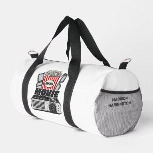 Bolso De Deporte Pequeño Nombre personalizado y tiempo de película de color