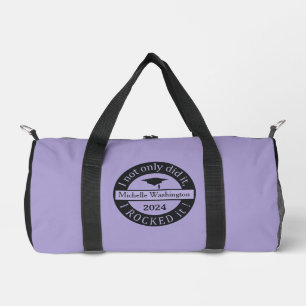 Bolso De Deporte Pequeño Nombre y año personalizado de graduación