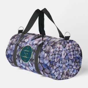 Bolso De Deporte Pequeño Nombres de Parejas Clásicas Florales Negras Malhum