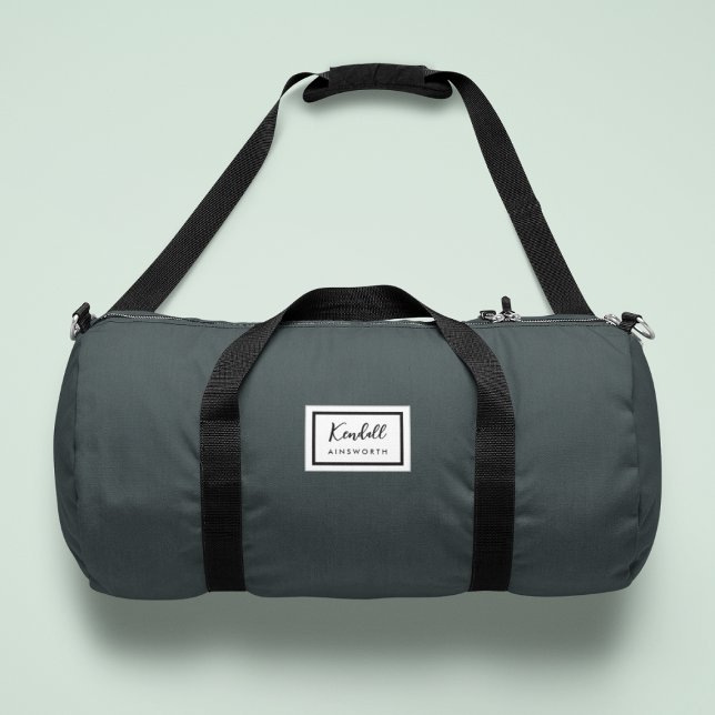 Bolso De Deporte Pequeño Nostalgia americana clásica simple verde mínimo (Subido por el creador)