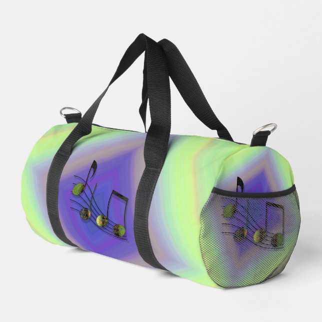 Bolso De Deporte Pequeño Notas de Dubstep (Esquina derecha)