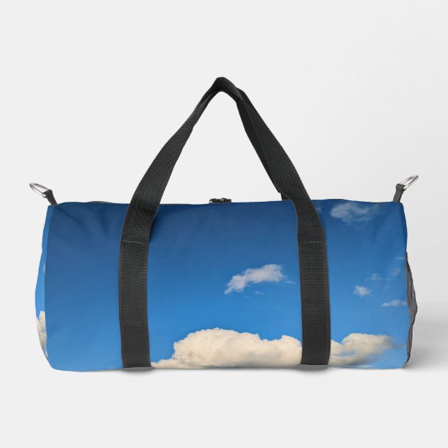 Bolso De Deporte Pequeño Nubes de crema (Anverso)