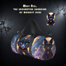Bolso De Deporte Pequeño Nyx – Guardián de la Luz de la Luna. 