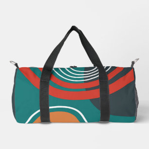 Bolso De Deporte Pequeño Obra de arte de boho de sol y arcoiris