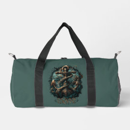Bolso De Deporte Pequeño Ocean Grave Kraken Anchor Dark Fantasy Duffel Bag