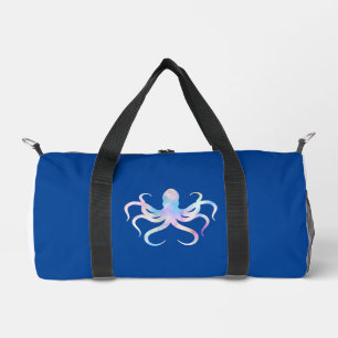 Bolso De Deporte Pequeño Octopus acuarela