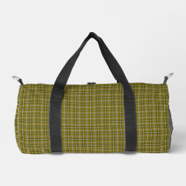 Bolso De Deporte Pequeño Olive Green Plaid Retro Color