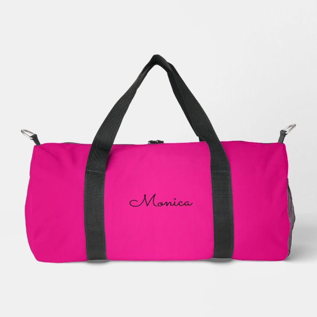 Bolso De Deporte Pequeño Ombre rosa caliente (Anverso)