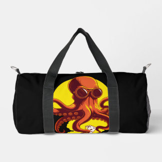 Bolso De Deporte Pequeño Orange Smart Octopus