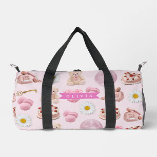 Bolso De Deporte Pequeño Oso de peluche Coquette personalizado Estética ros