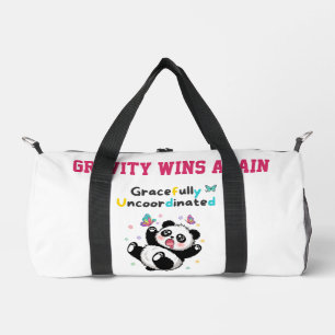 Bolso De Deporte Pequeño Oso Panda Adorable y Descoordinado con Gracia