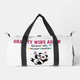 Bolso De Deporte Pequeño Oso Panda Adorable y Descoordinado con Gracia