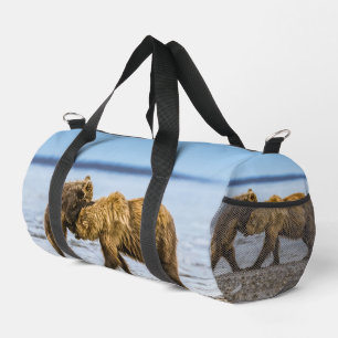 Bolso De Deporte Pequeño Osos marrones costeros
