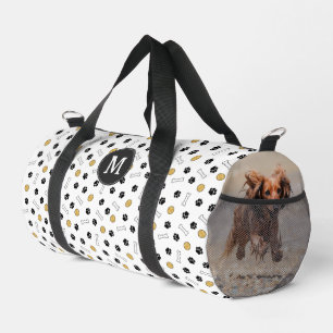 Bolso De Deporte Pequeño Papas amarillas Huesos Ball Dog Fotos y Monograma