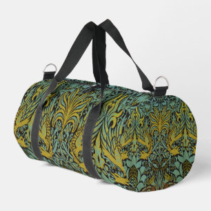 Bolso De Deporte Pequeño Papel de escritorio de William Morris Peacock Drag