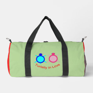 Bolso De Deporte Pequeño Pareja De Tortuga Cuta