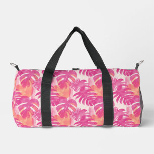 Bolso De Deporte Pequeño Patrón abstracto simple con hojas de monstera, f