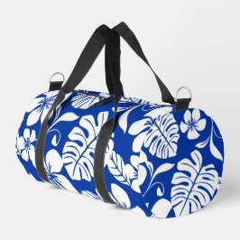 BOLSO DE DEPORTE PEQUEÑO PATRÓN BIKINI ROSA EN AZUL REAL