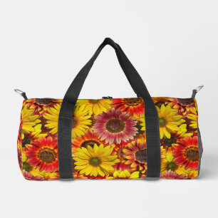 Bolso De Deporte Pequeño Patrón continuo de girasoles