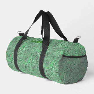 Bolso De Deporte Pequeño Patrón de arte de flores de margarita verde person