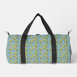Bolso De Deporte Pequeño Patrón de azulejos mediterráneos azul acuarela lim