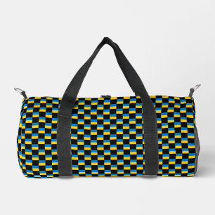 Bolso De Deporte Pequeño Patrón de bandera de Ucrania verificada