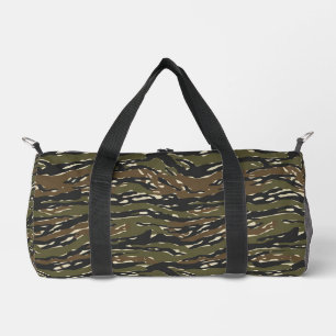 Bolso De Deporte Pequeño Patrón de camuflaje de rayas de tigre