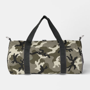 Bolso De Deporte Pequeño Patrón de camuflaje militar estratégico