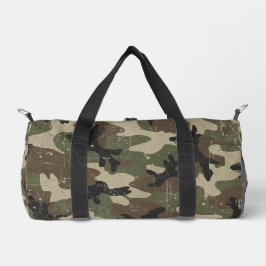 Bolso De Deporte Pequeño Patrón de camuflaje militar retro