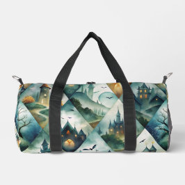 Bolso De Deporte Pequeño Patrón de castillo de Halloween gótico