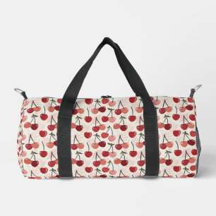 Bolso De Deporte Pequeño Patrón de cereza moderno