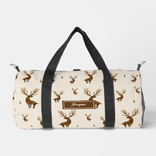 Bolso De Deporte Pequeño Patrón de ciervos
