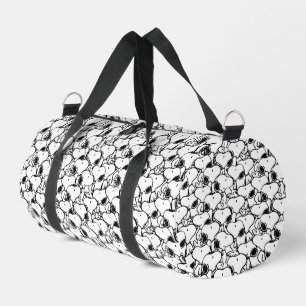Bolso De Deporte Pequeño Patrón de cómics clásicos de Snoopy