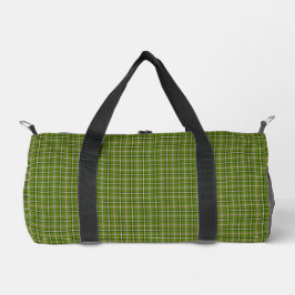Bolso De Deporte Pequeño Patrón de Cuadro de Ventana Verde Aguacate Retro
