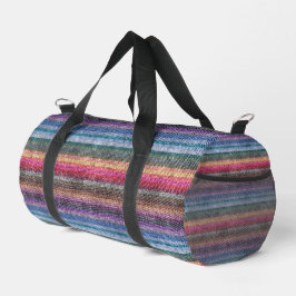 Bolso De Deporte Pequeño Patrón de Denim de Arcoiris