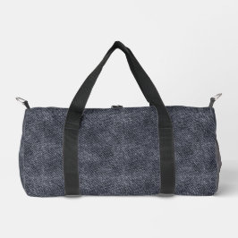 Bolso De Deporte Pequeño Patrón de Denim Negro