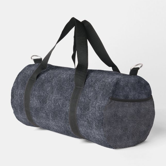 Bolso De Deporte Pequeño Patrón de Denim Negro (Esquina derecha)