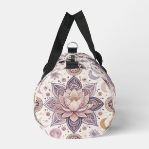 Bolso De Deporte Pequeño Patrón de diseño espiritual mandala de loto celest