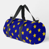 Patrón de estrellas de oro, azul marino, exclusivo