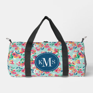 Bolso De Deporte Pequeño Patrón de flores pintadas