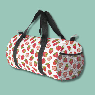 Bolso De Deporte Pequeño Patrón de fresa