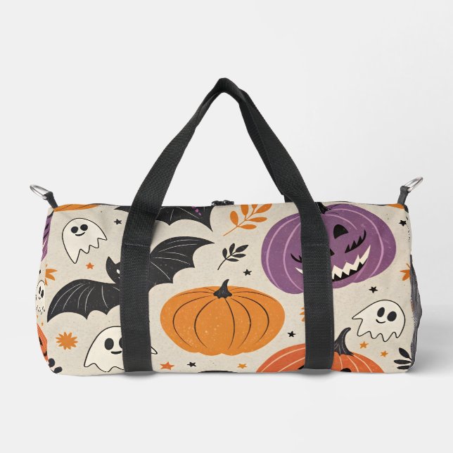Bolso De Deporte Pequeño Patrón de Halloween y otoño (Anverso)