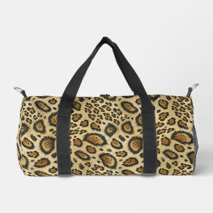 Bolso De Deporte Pequeño Patrón de Impresión de Leopardo – Diseño de Piel d